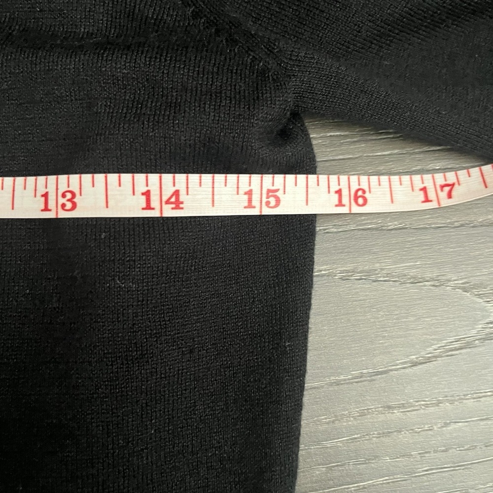 The Limited‎ Black Silk Cashmere Blend Cardigan Sweater Womens Small Vtg Y2K 90s - Picture 9 of 9